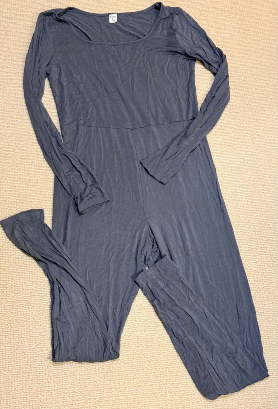 Shein Teen Long Sleeve Jumpsuit Size 16Y Blue Gray